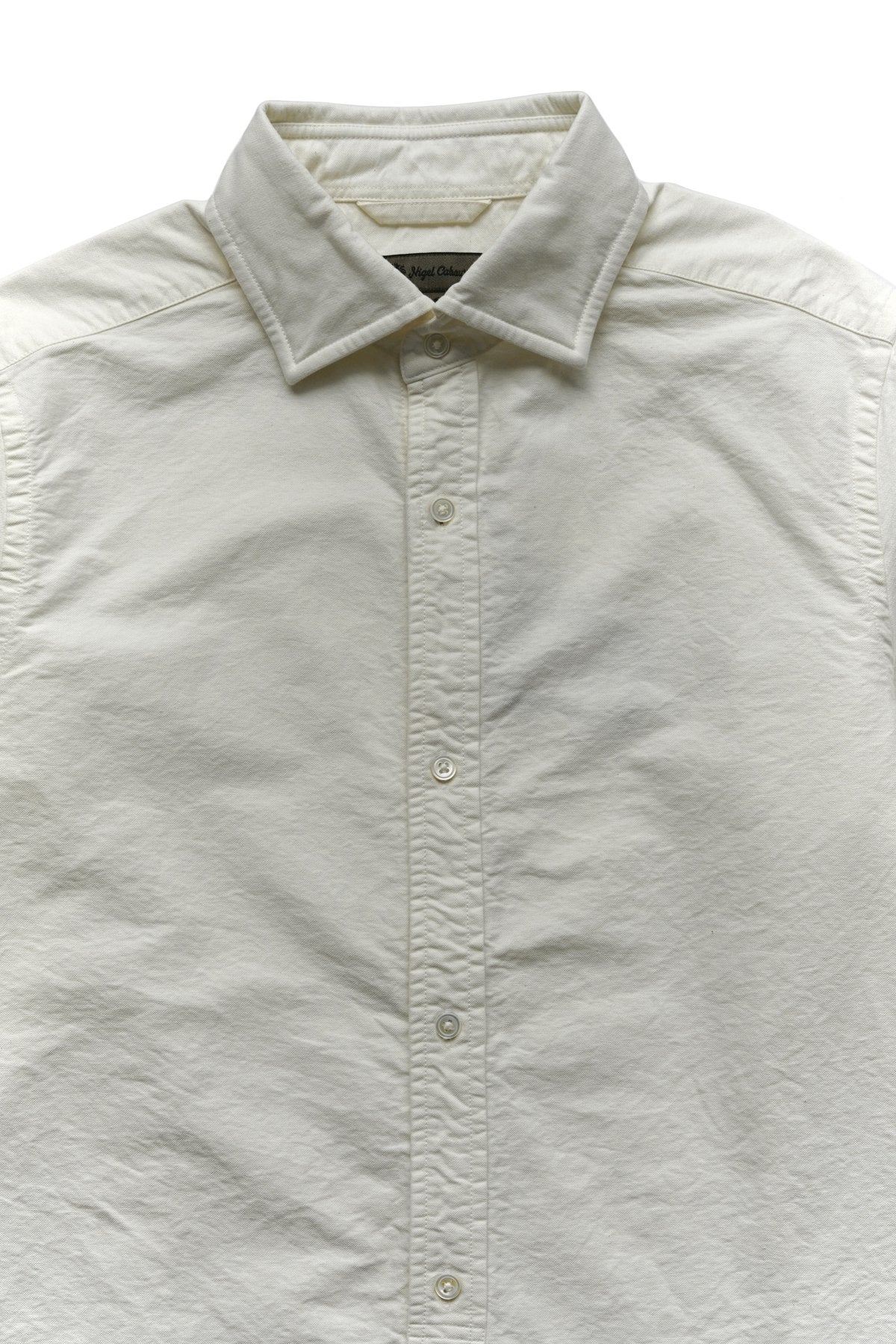 Nigel Cabourn - BRITISH OFFICERS SHIRT - WHITE