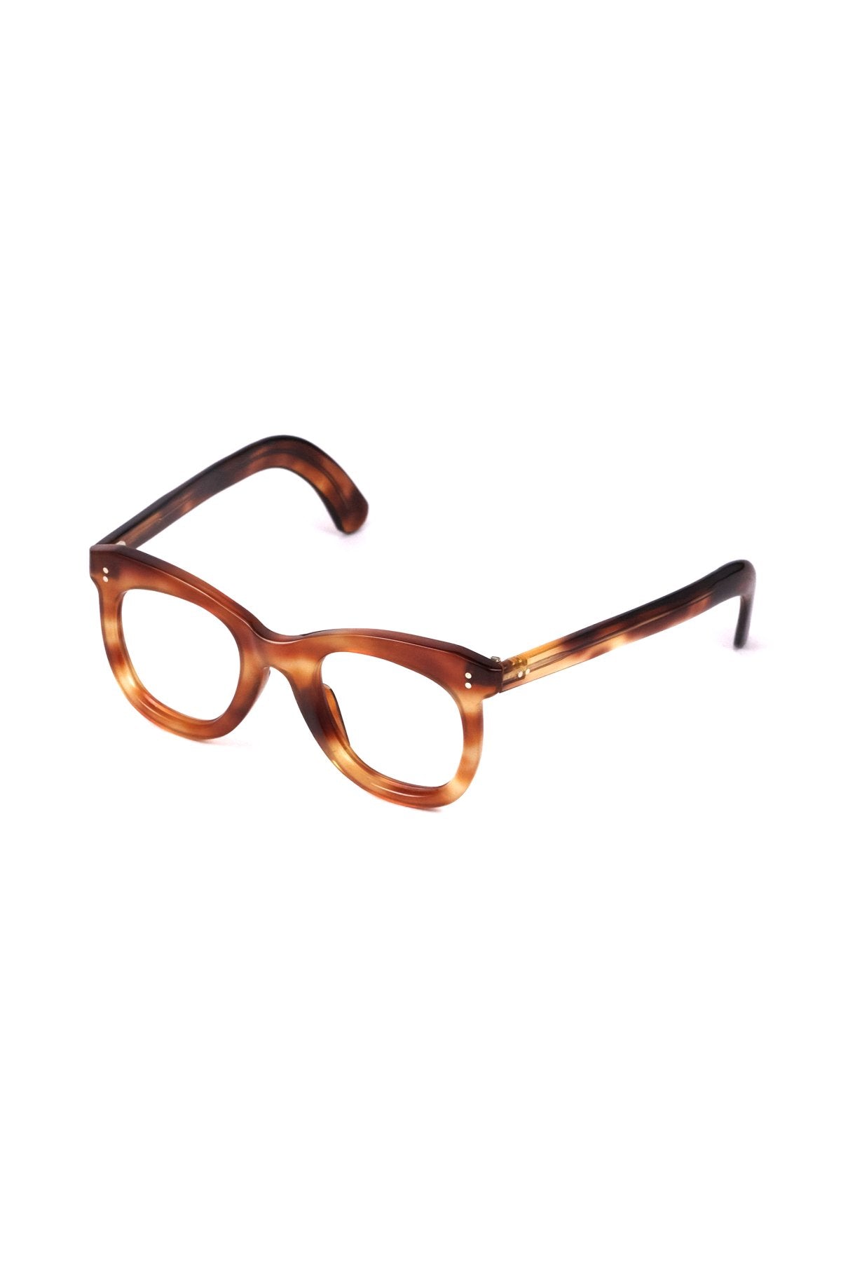 1950s HAND MADE  FRANCE VINTAGE EYEGLASS  HONEY AMBER - OPT-921