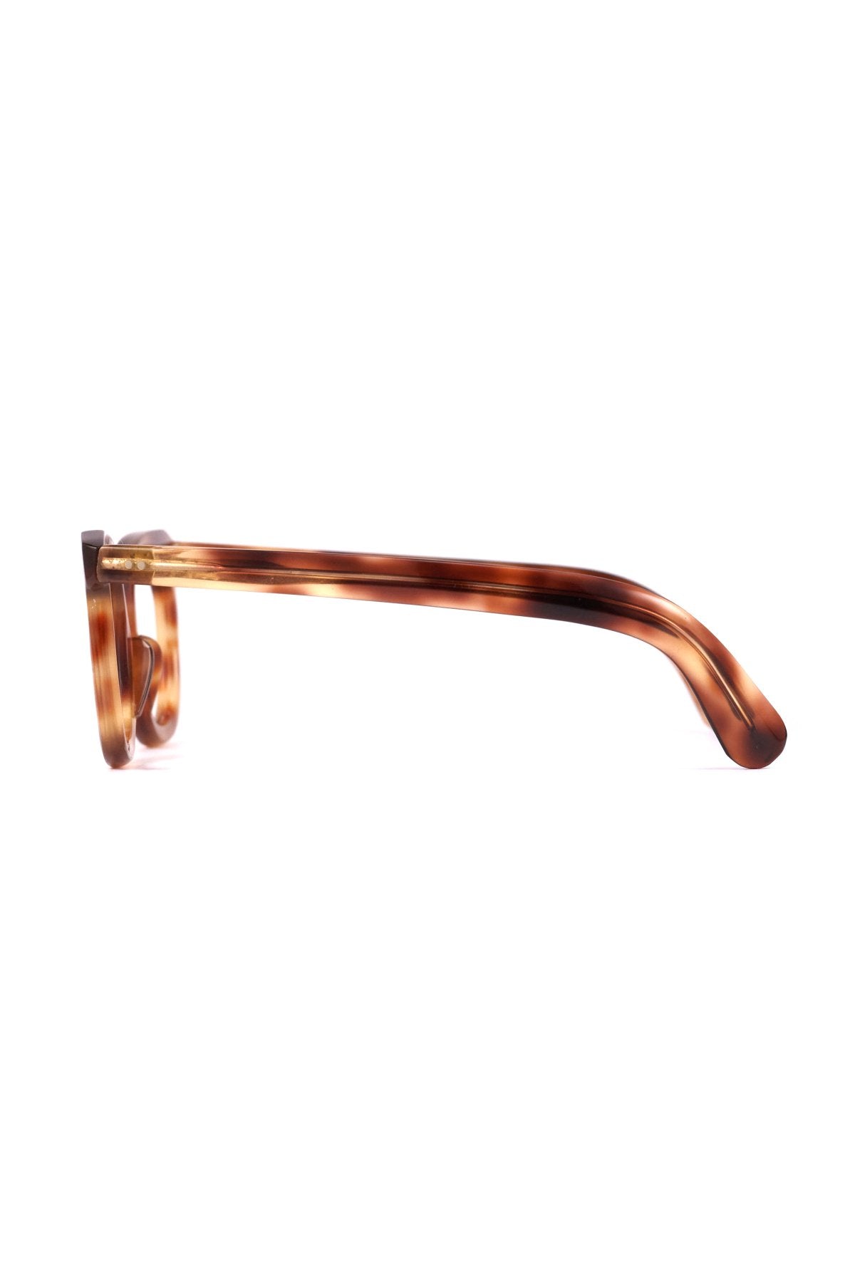 1950s HAND MADE  FRANCE VINTAGE EYEGLASS  HONEY AMBER - OPT-921