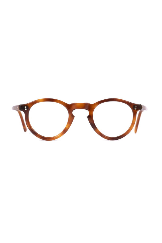 1950s - FRANCE VINTAGE EYEGLASS PANTO HONEY AMBER - OPT-922