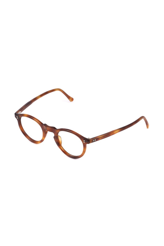 1950s - FRANCE VINTAGE EYEGLASS PANTO HONEY AMBER - OPT-922