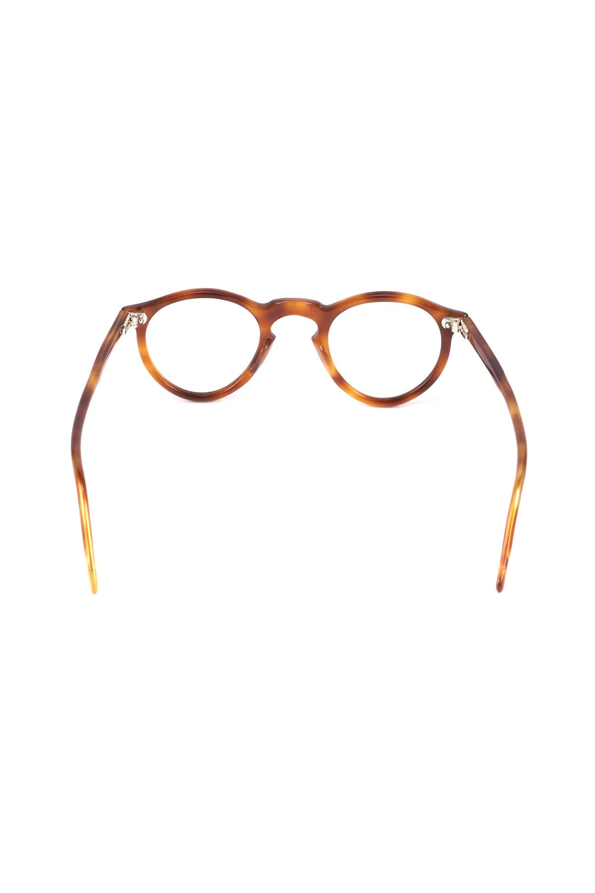 1950s - FRANCE VINTAGE EYEGLASS PANTO HONEY AMBER - OPT-922