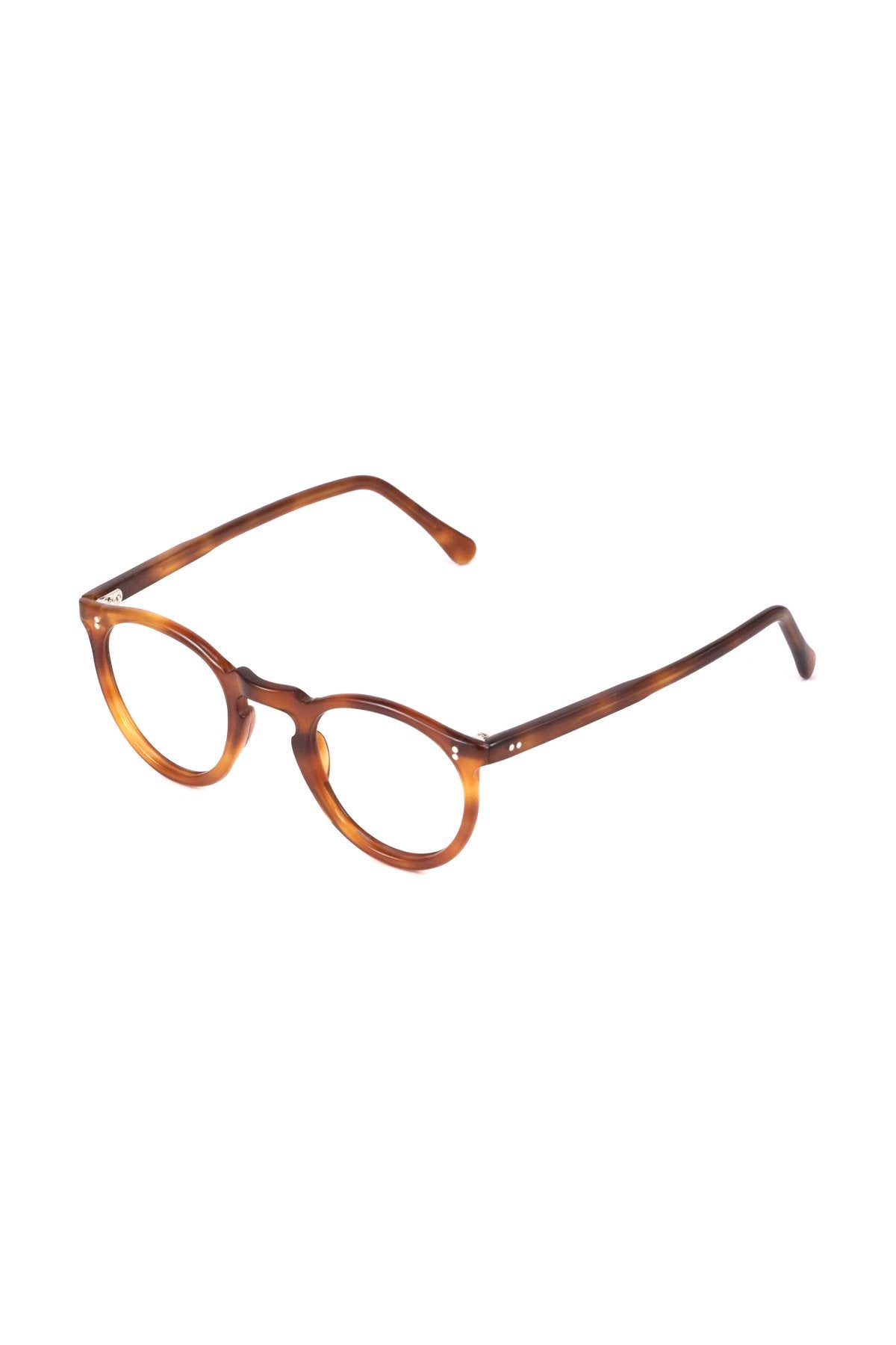 1950s - FRANCE VINTAGE EYEGLASS PANTO HONEY AMBER - OPT-924