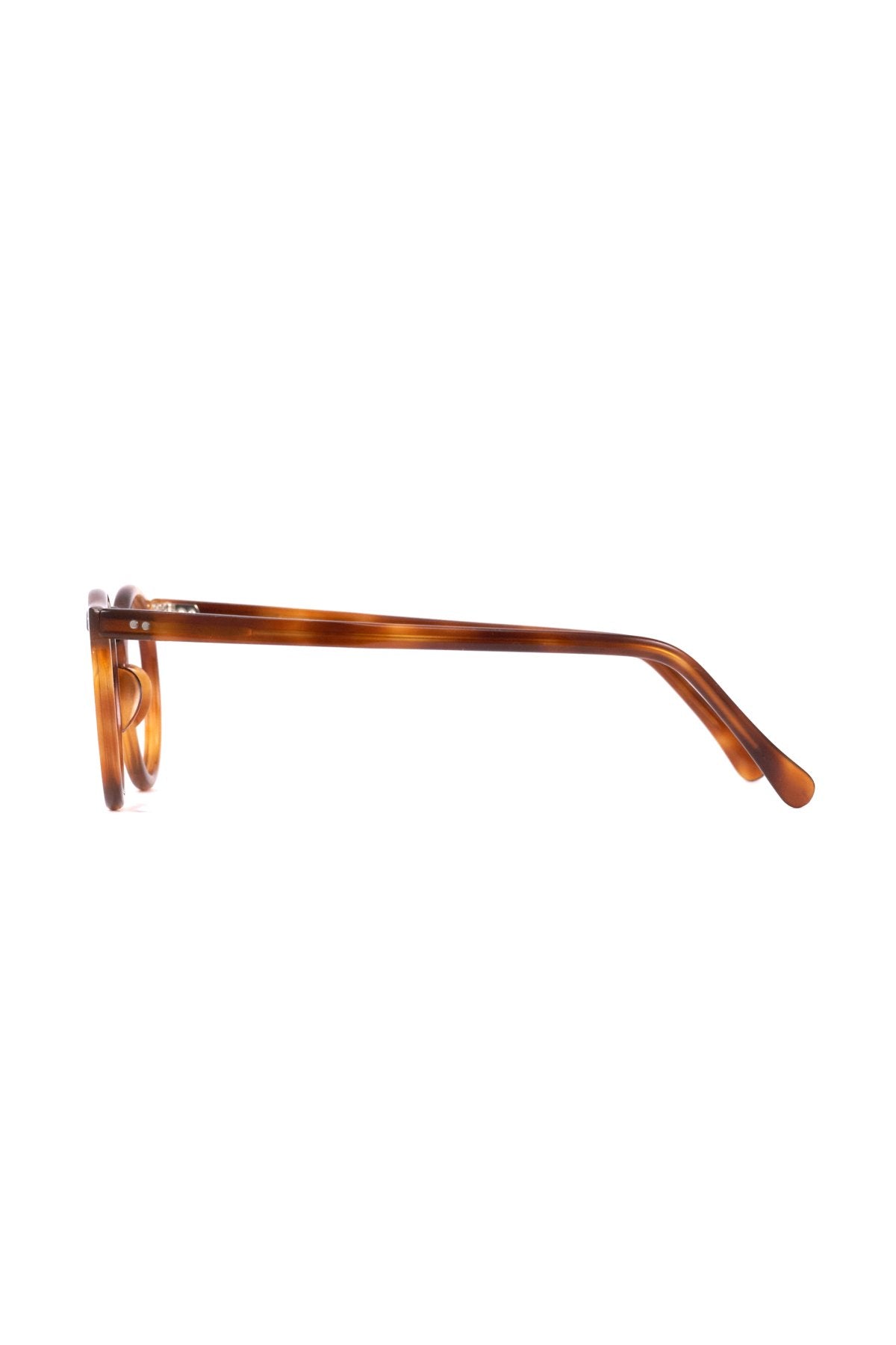 1950s - FRANCE VINTAGE EYEGLASS PANTO HONEY AMBER - OPT-924