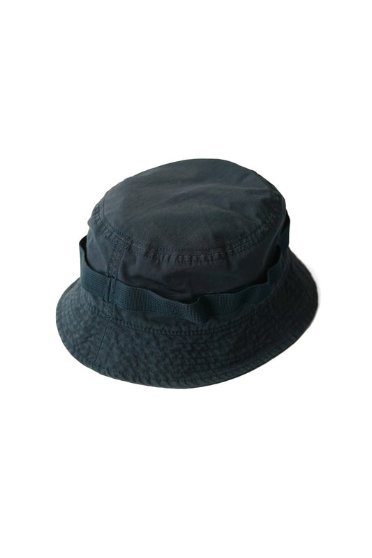 ◯ Nigel Cabourn - ACC-54 BUCKET HAT COTTON RIPSTOP - DARK NAVY