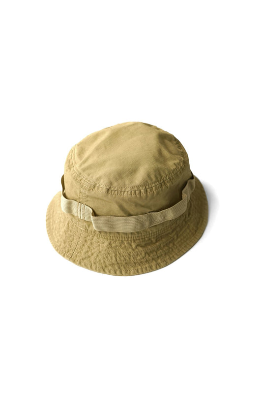 ◯ Nigel Cabourn - ACC-54 BUCKET HAT COTTON RIPSTOP - BEIGE