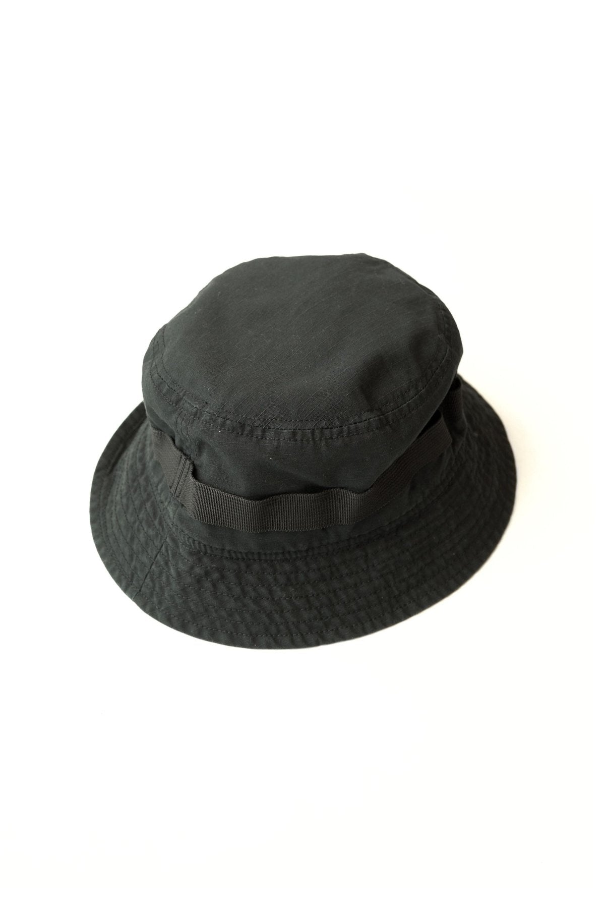 ◯ Nigel Cabourn - ACC-54 BUCKET HAT COTTON RIPSTOP - BLACK