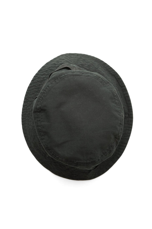 ◯ Nigel Cabourn - ACC-54 BUCKET HAT COTTON RIPSTOP - BLACK