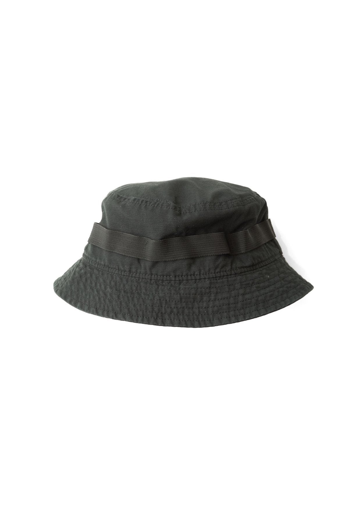 ◯ Nigel Cabourn - ACC-54 BUCKET HAT COTTON RIPSTOP - BLACK