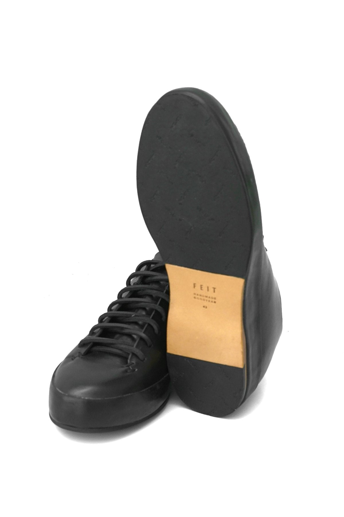 FEIT - HAND SEWN LOW RUBBER - BLACK