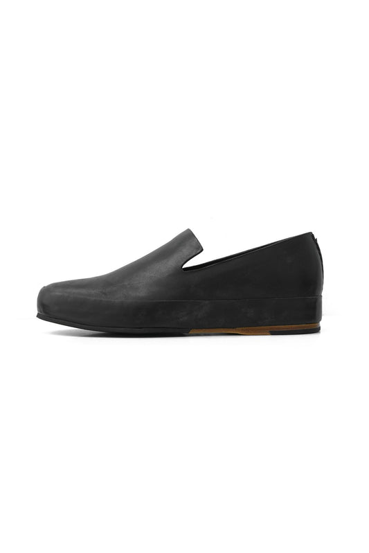 FEIT - HAND SEWN SLIPPER RUBBER - BLACK