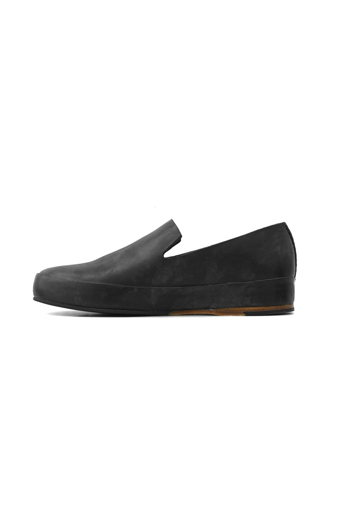 FEIT - HAND SEWN SLIPPER RUBBER - BLACK