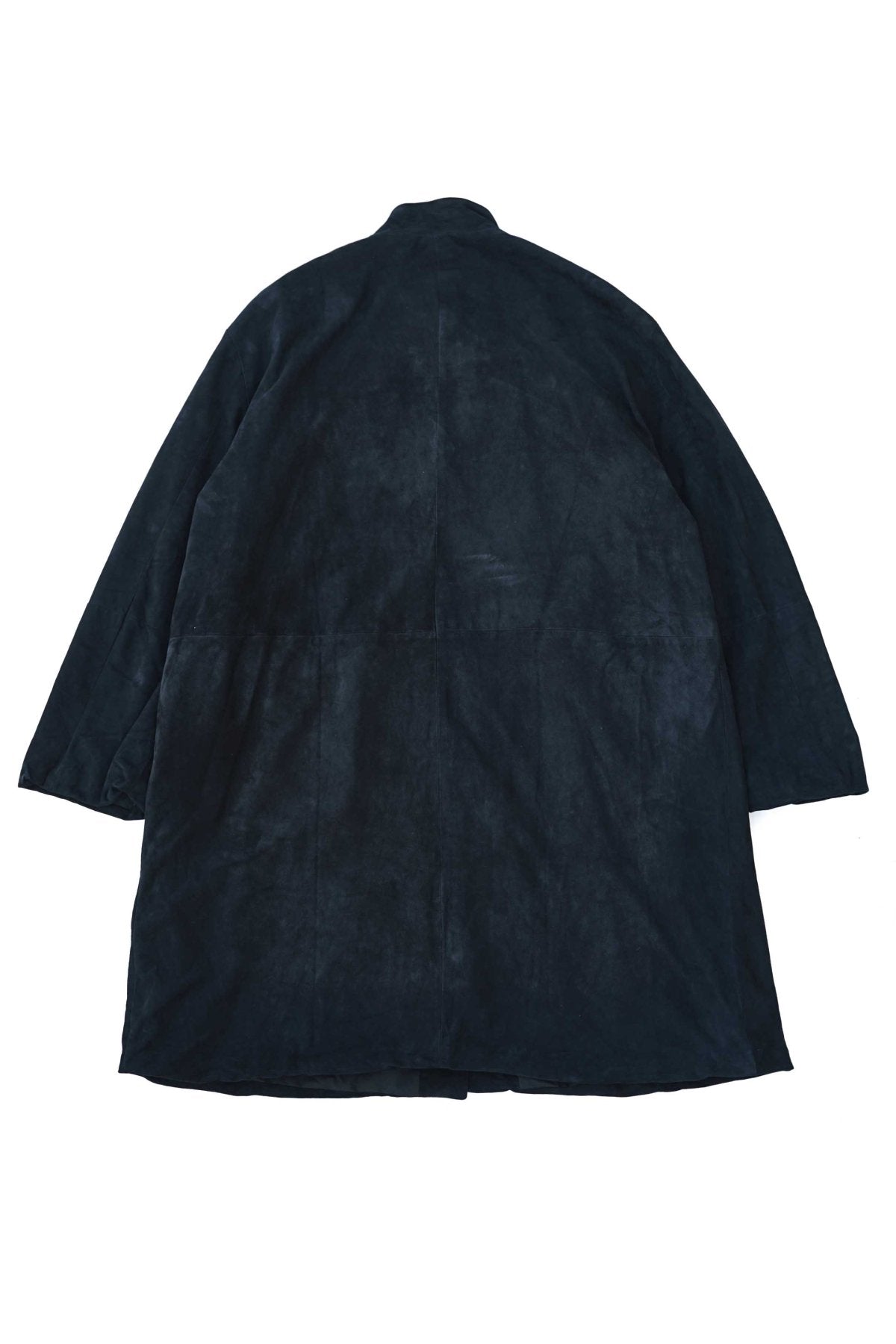 Bergfabel - OVERSIZE COAT - SUEDE - NAVY