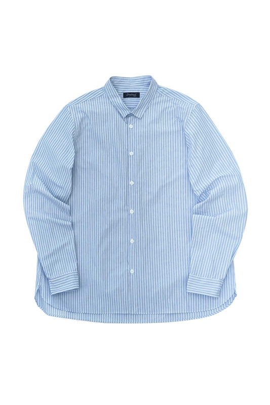 Bergfabel - LARGE SHORT TYROL SHIRT - BLUE STRIPE