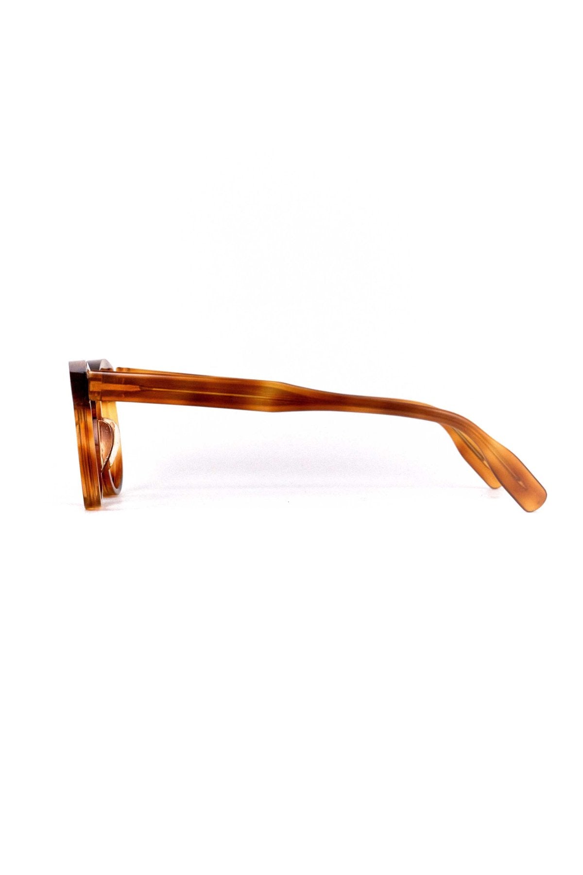 1960s FRANCE VINTAGE EYEGLASS HONEY AMBER - OPT-927