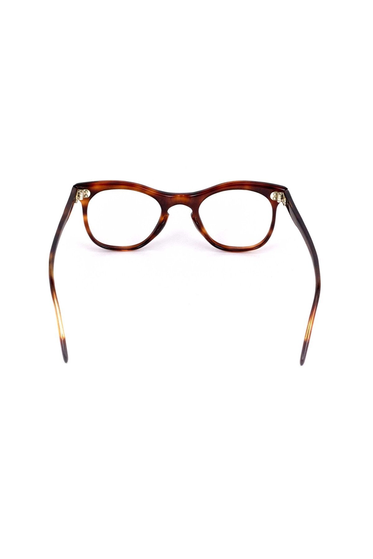 1950s FRANCE VINTAGE EYEGLASS DEMI AMBER - OPT-928