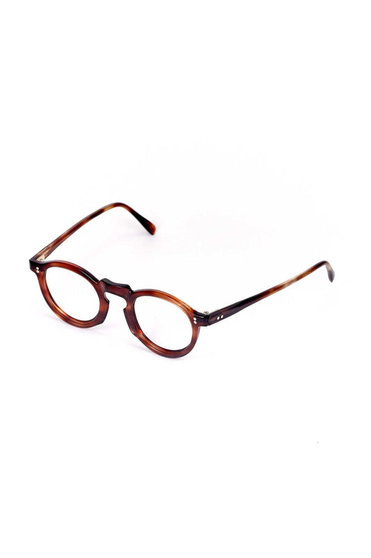 1950s - FRANCE VINTAGE EYEGLASS PANTO HONEY AMBER - OPT-931