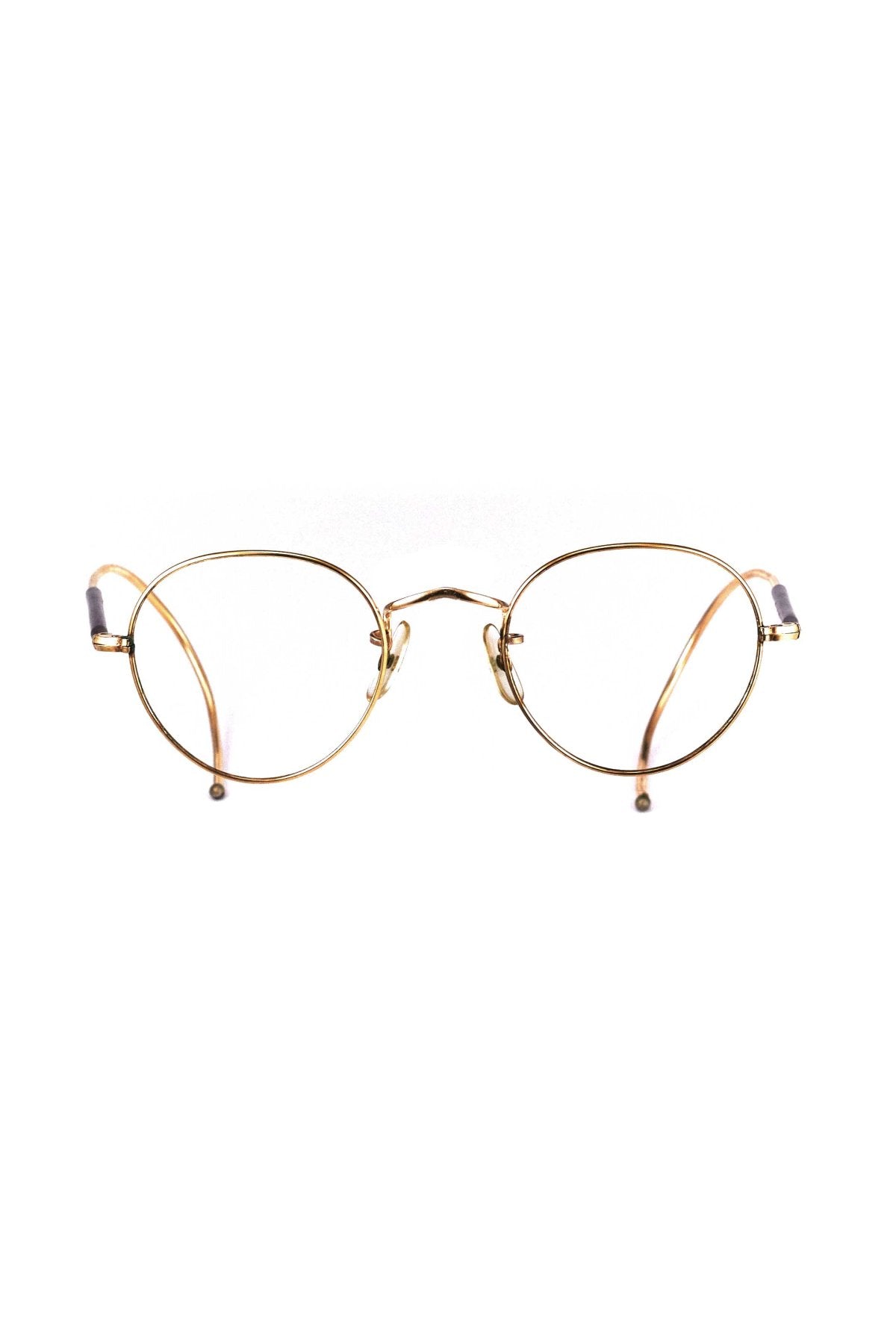 1970s ALGHA BRITISH VINTAGE EYEWEAR PANTO ROUND - OPT-938