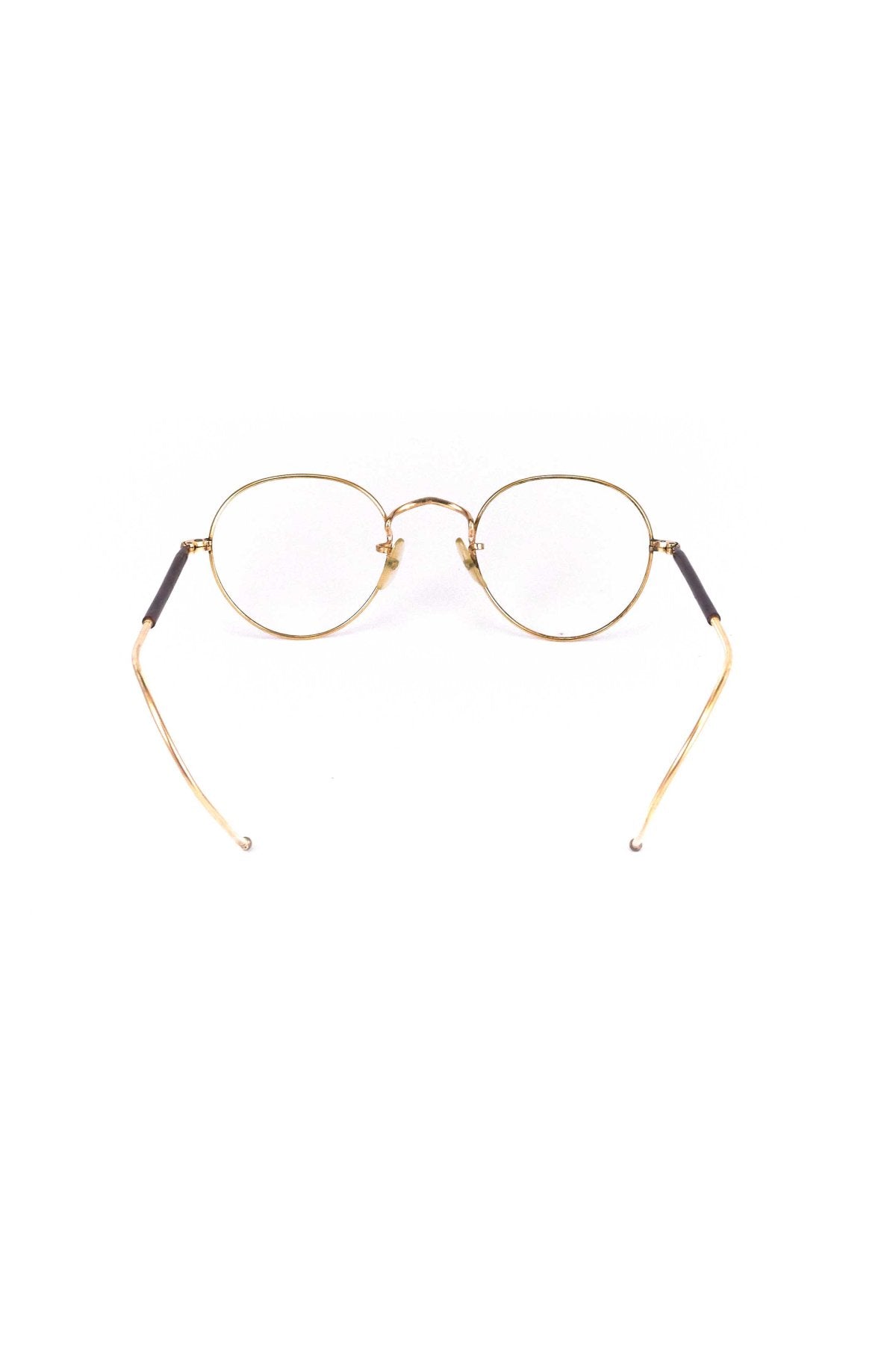 1970s ALGHA BRITISH VINTAGE EYEWEAR PANTO ROUND - OPT-938