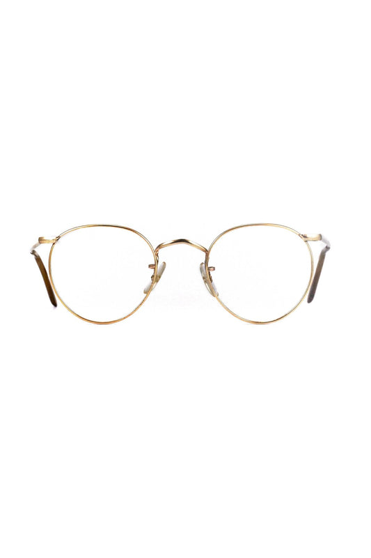 1970s ALGHA BRITISH VINTAGE EYEWEAR PANTO ROUND - OPT-939