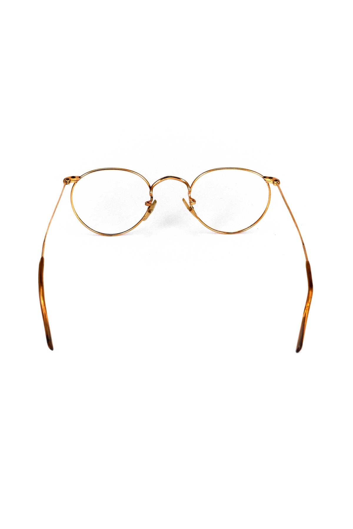 1970s ALGHA BRITISH VINTAGE EYEWEAR PANTO ROUND - OPT-939