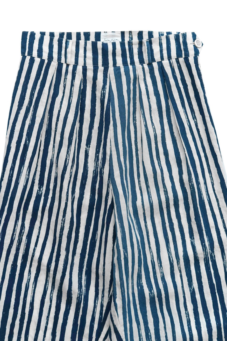 humoresque - wide pants - stripe - indigo