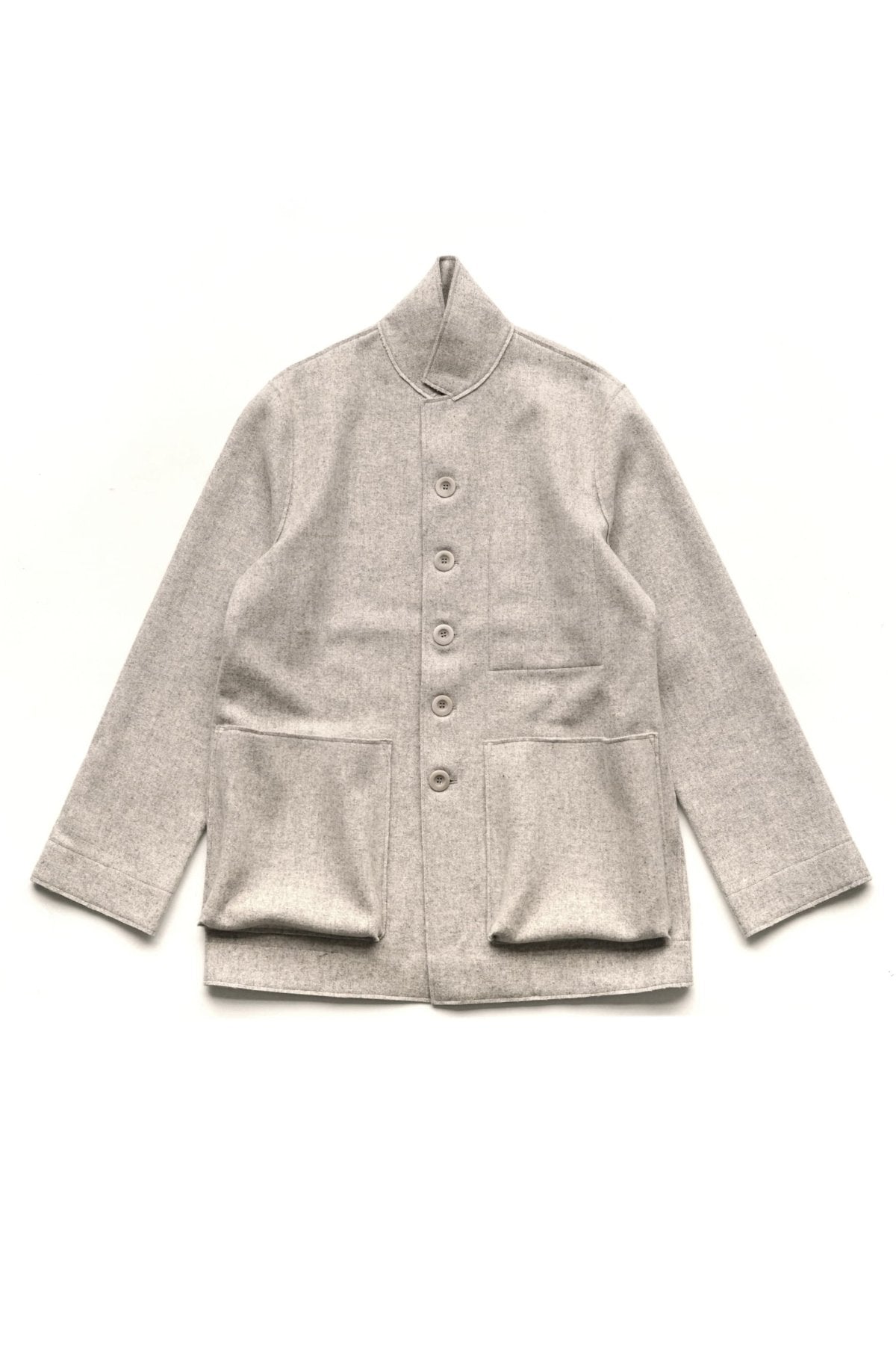 toogood - THE PHOTOGRAPHER JACKET - WOOl FELT - STONE