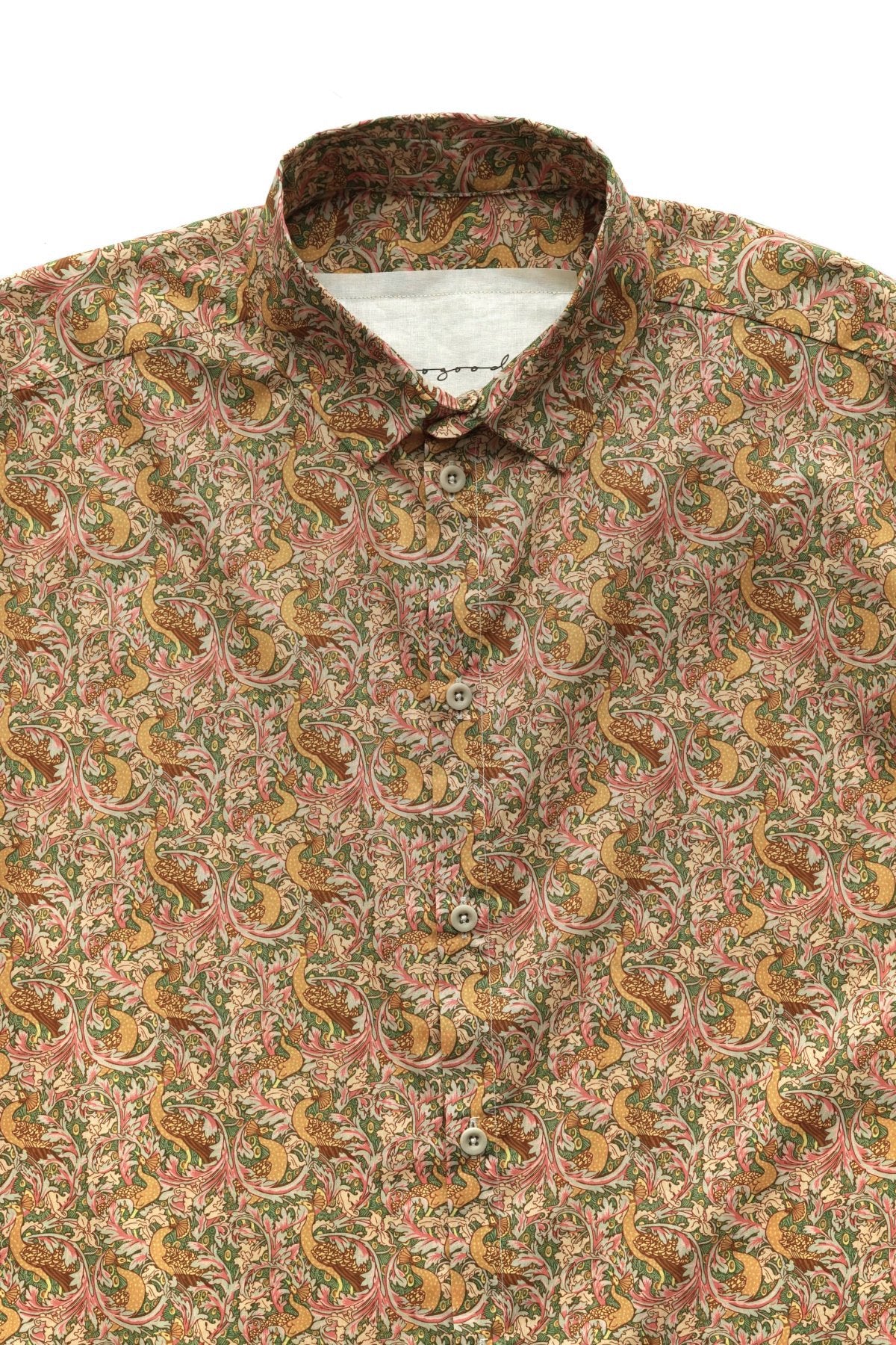 toogood - THE DRAUGHTSMAN SHIRT - TANA LAWN EDENS AWAKENING - GOLD