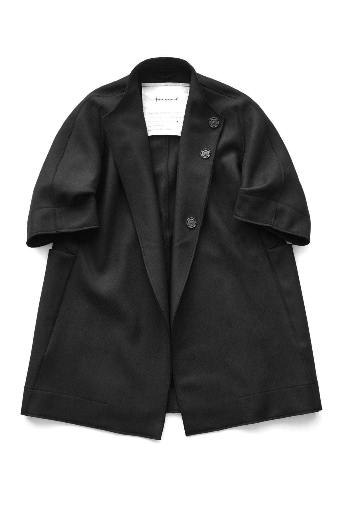 toogood - EXCLUSIVE THE OIL RIGGER COAT - LAMBSWOOL FELT HW - FLINT