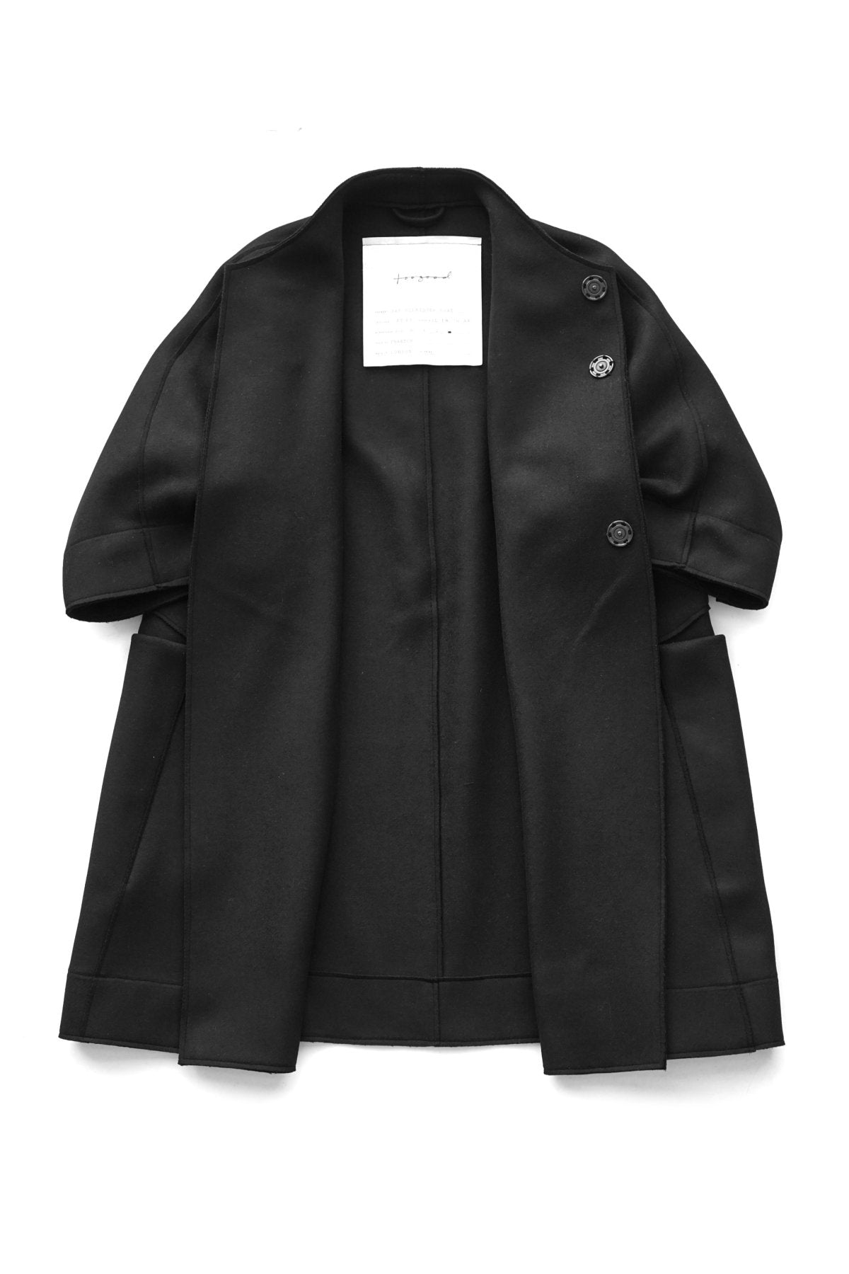 toogood - EXCLUSIVE THE OIL RIGGER COAT - LAMBSWOOL FELT HW - FLINT