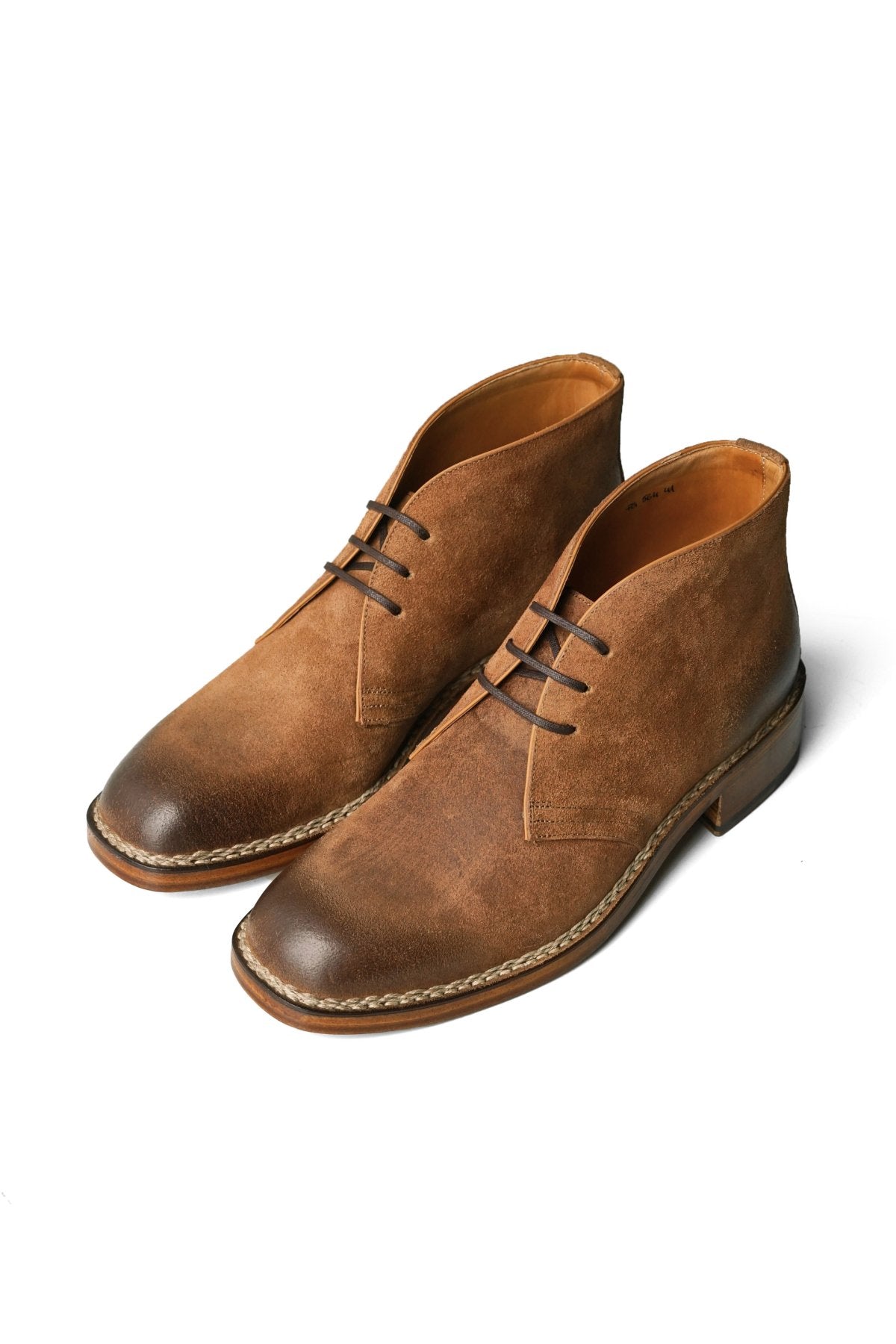 F.LLI Giacometti - FG564 - CHUKKER BOOTS - VACHETTA LEATHER - CHESTNUTS