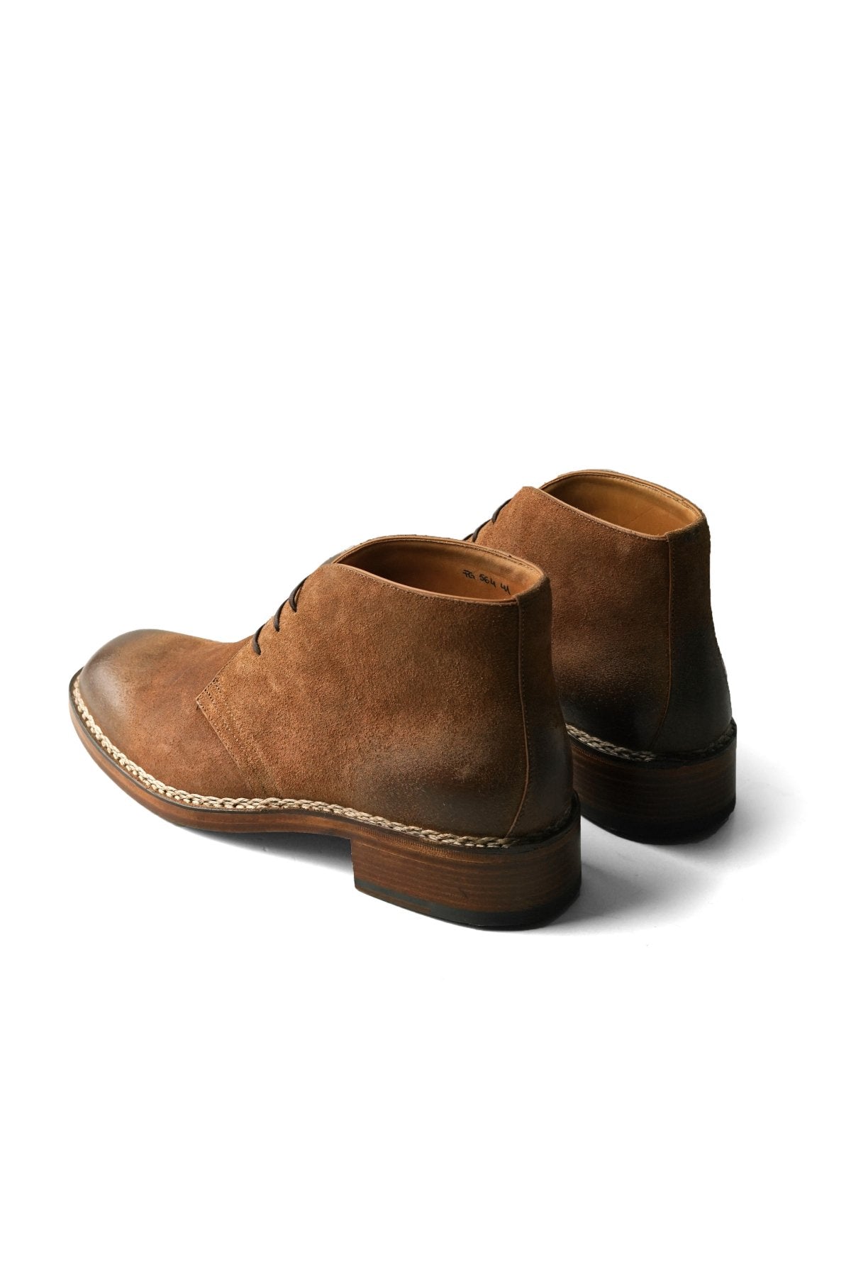 F.LLI Giacometti - FG564 - CHUKKER BOOTS - VACHETTA LEATHER - CHESTNUTS