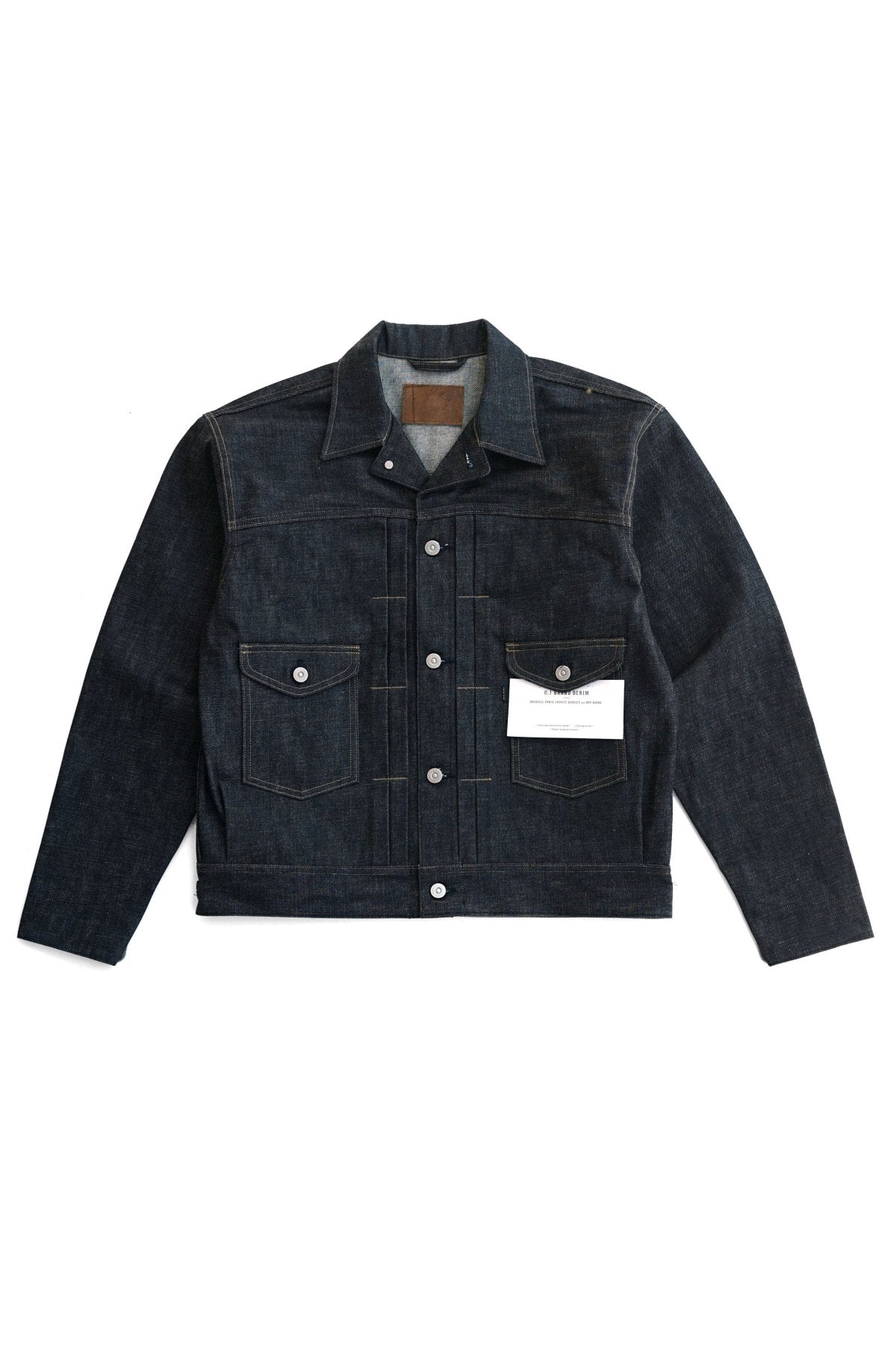 OLD JOE - OPEN COLLAR RANCH JACKET - INDIGO