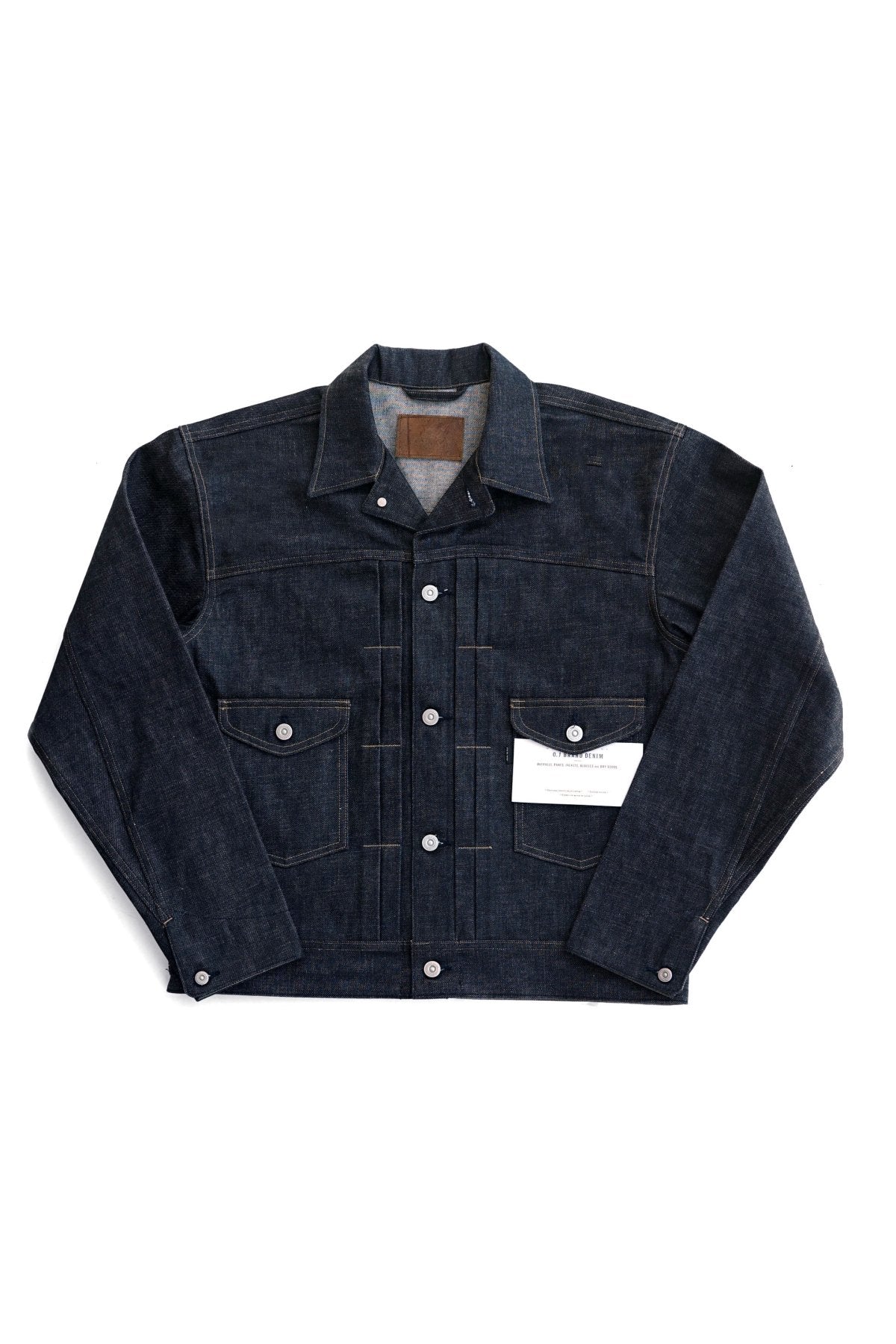 OLD JOE - OPEN COLLAR RANCH JACKET - INDIGO