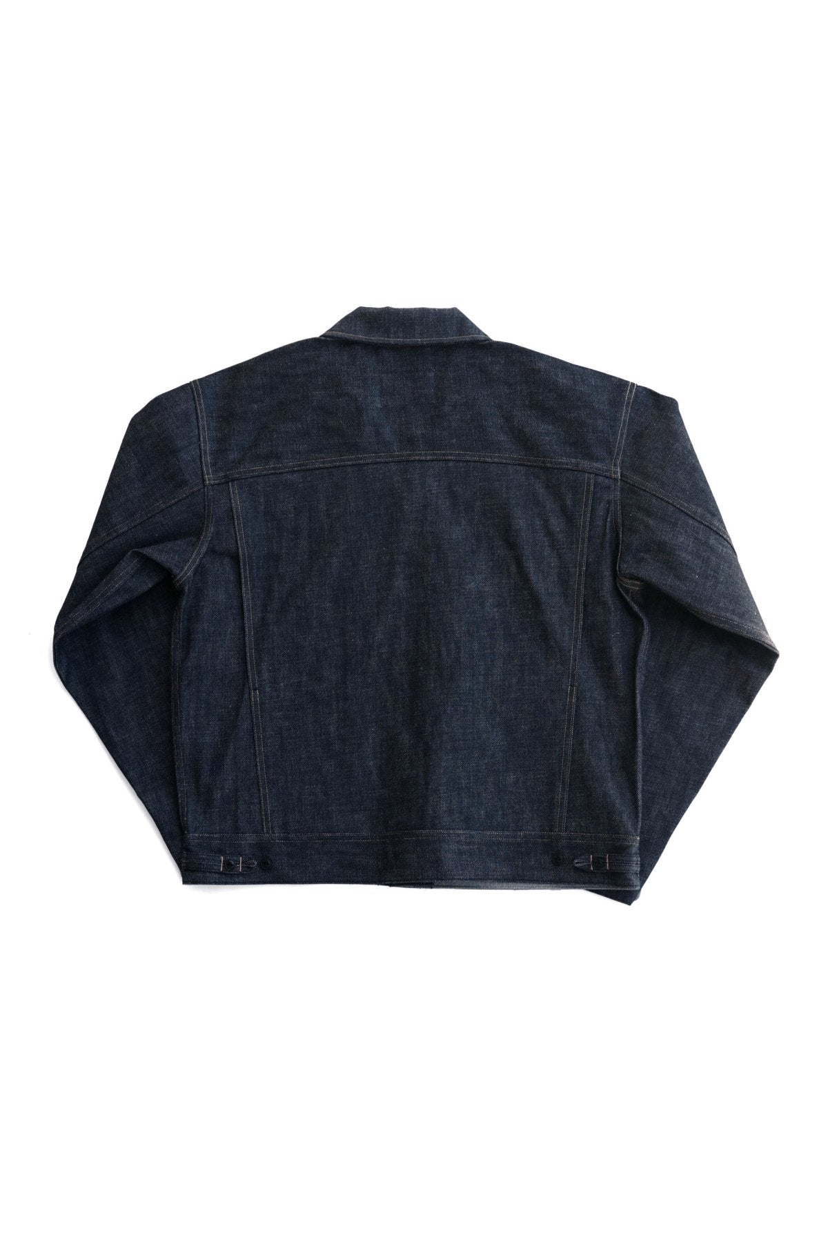 OLD JOE - OPEN COLLAR RANCH JACKET - INDIGO