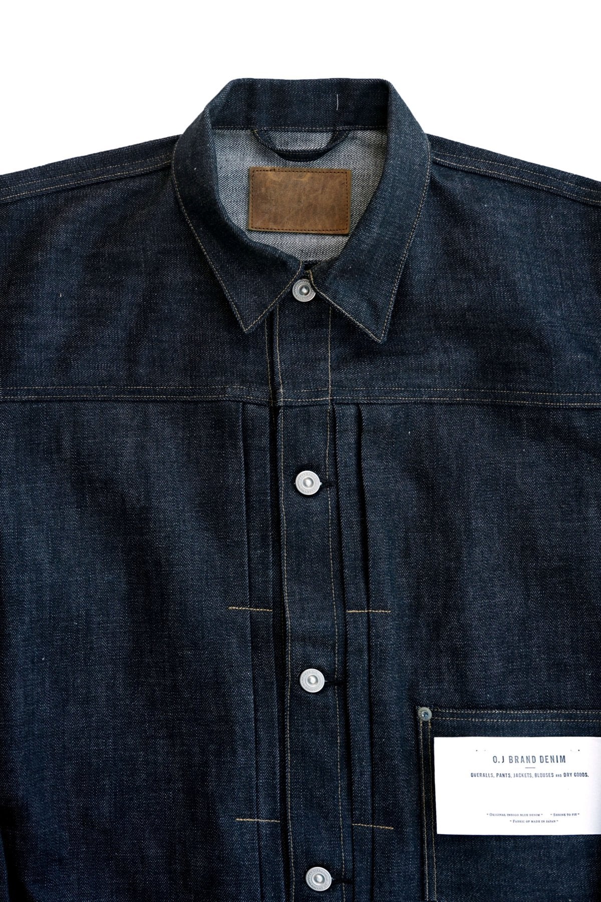 OLD JOE - RIVETED ONE POCKET JEAN JACKET - INDIGO