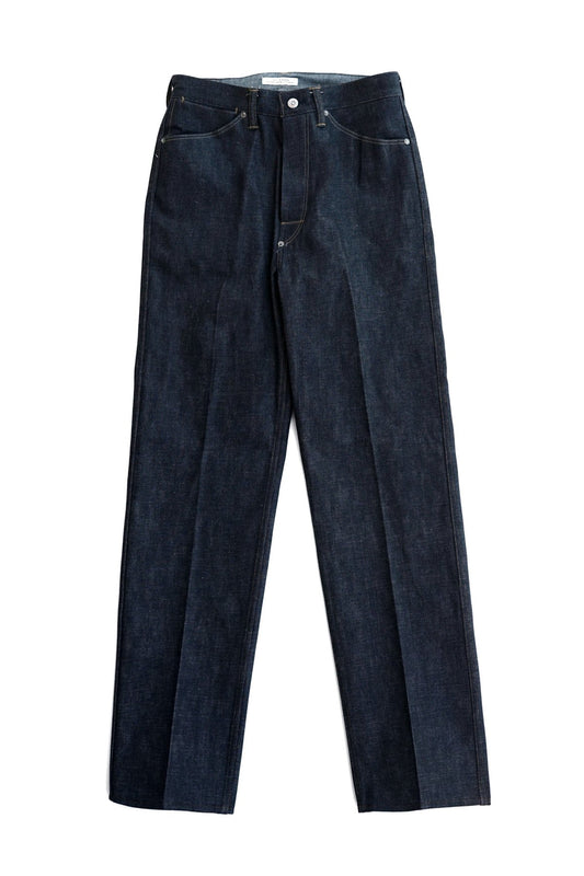 OLD JOE -PLEATED JEAN TROUSER"946" - INDIGO