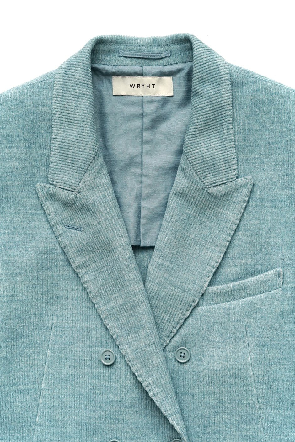 WRYHT - SIDE SLIT SWING JACKET - AZUR