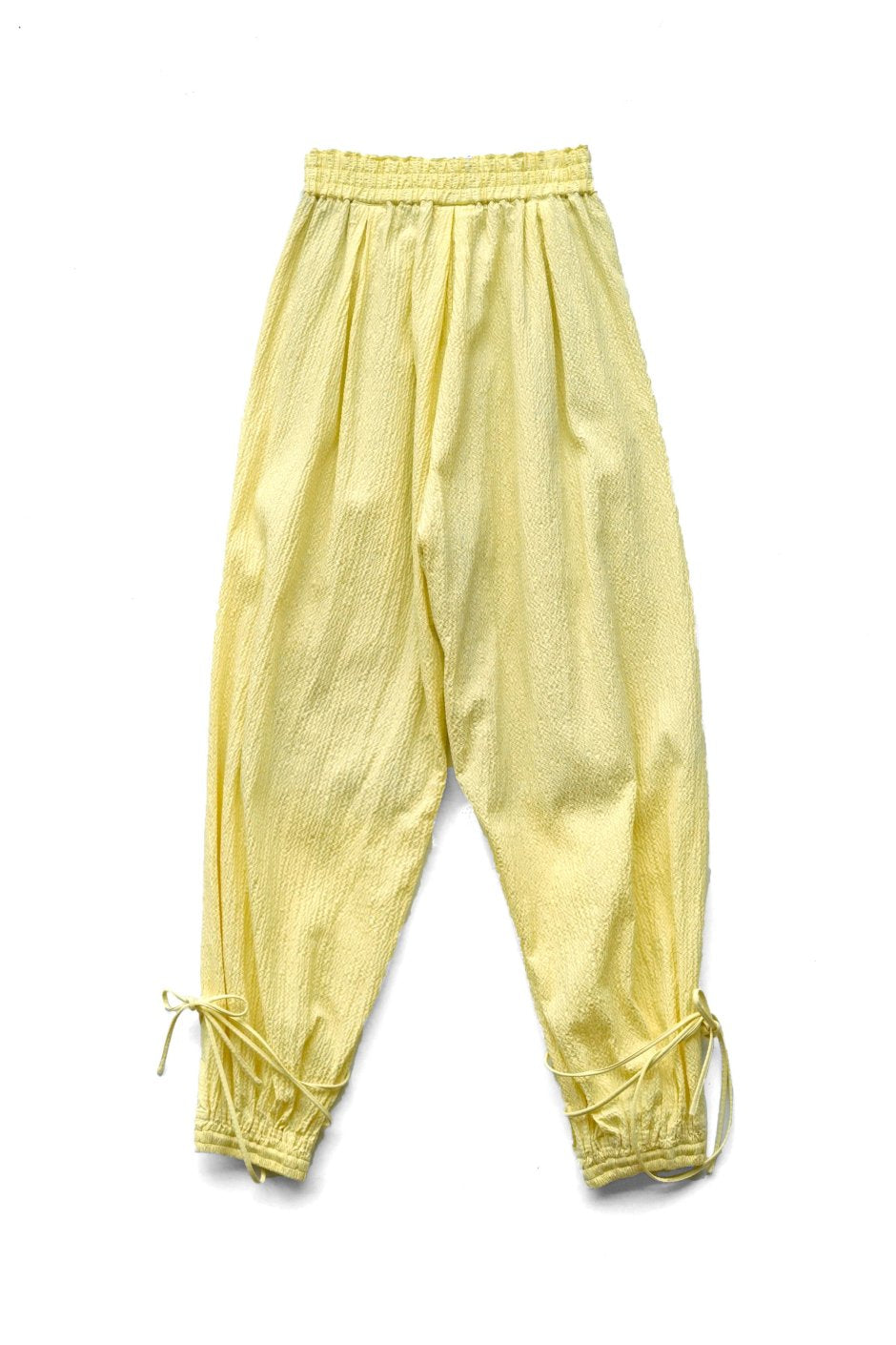 WRYHT- GATHERED WAIST FOLK TROUSER - CITRINE