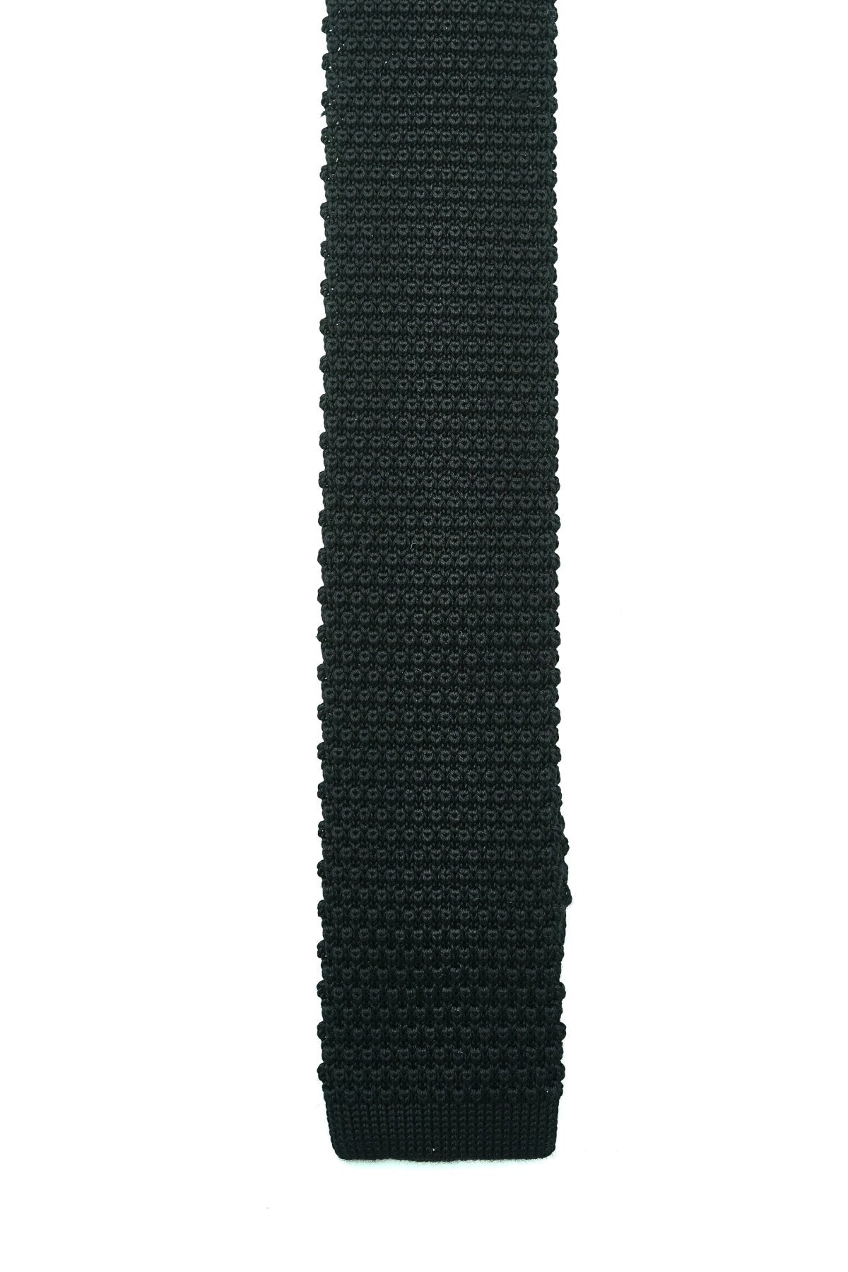 Porter Classic - CLASSIC SILK KNIT TIE - BLACK