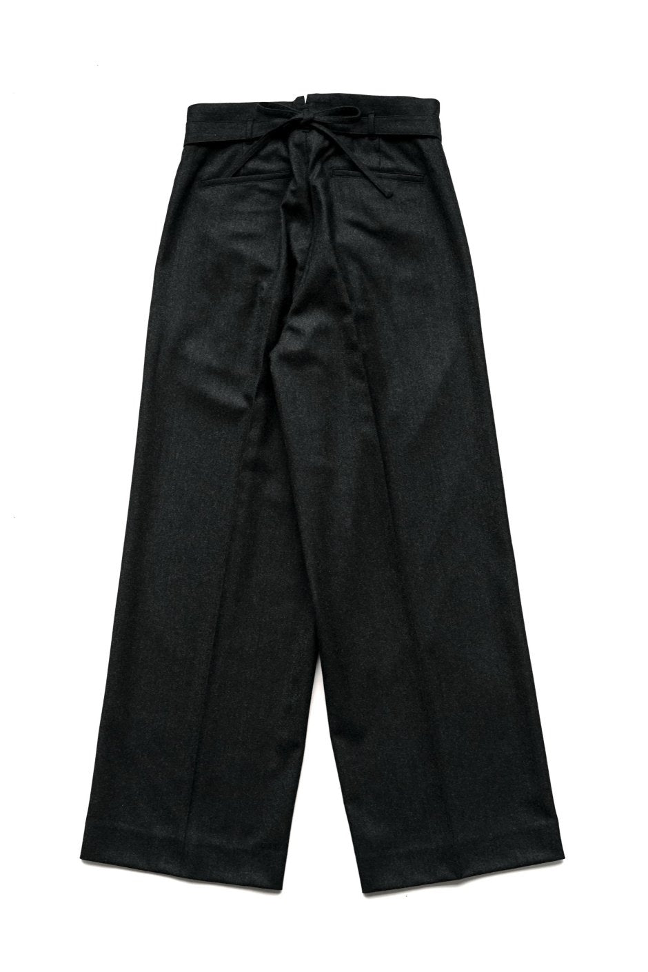 WRYHT ★★★ - EXCLUSIVE KNOTTED BUCK PLEATED TROUSER - GRAPHITE