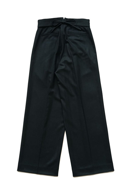 WRYHT ★★★ - EXCLUSIVE KNOTTED BUCK PLEATED TROUSER - NOCTURNE