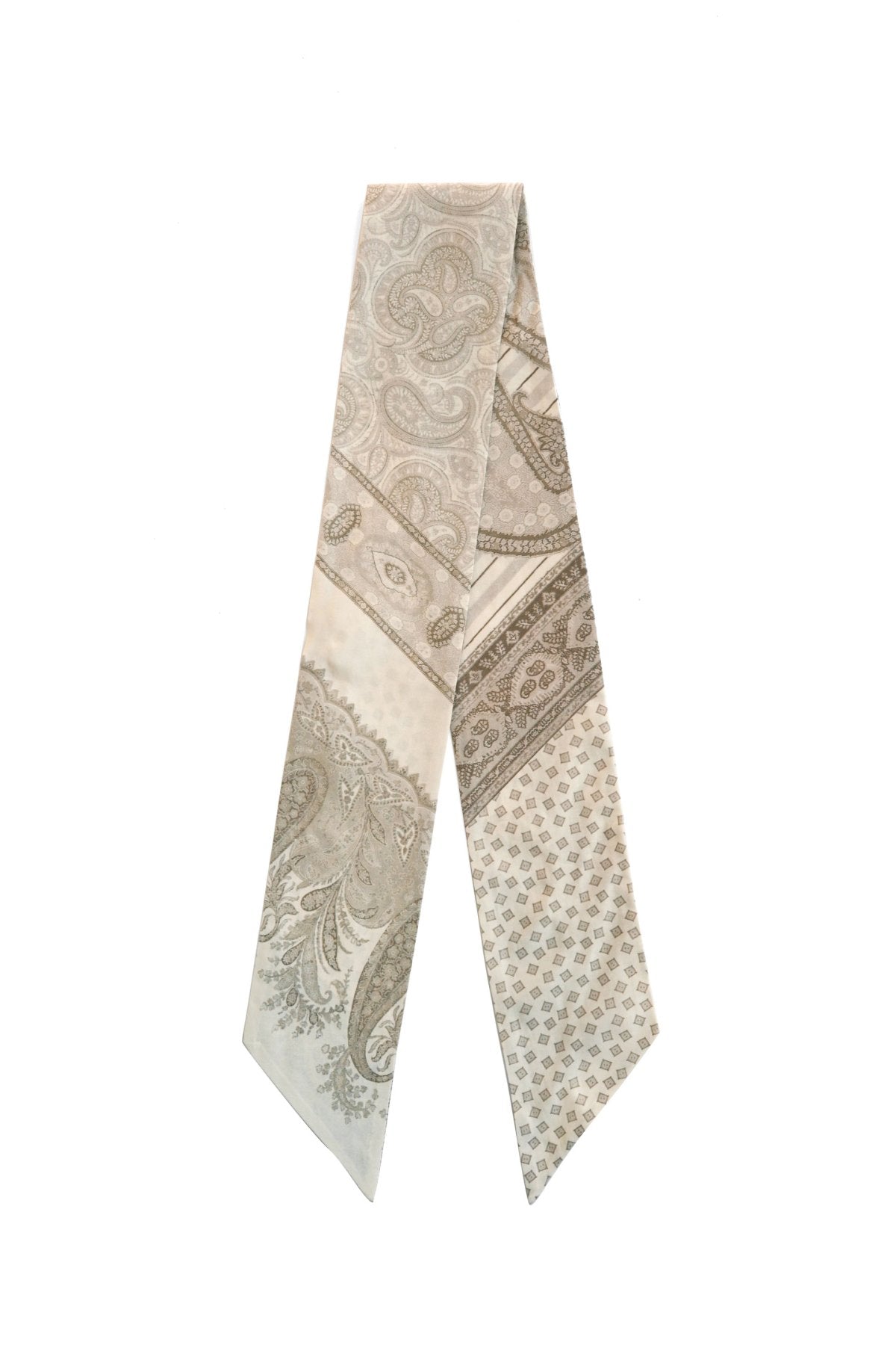 OLD JOE - CRAZY PAISLEY SCARF TIE - DUNE