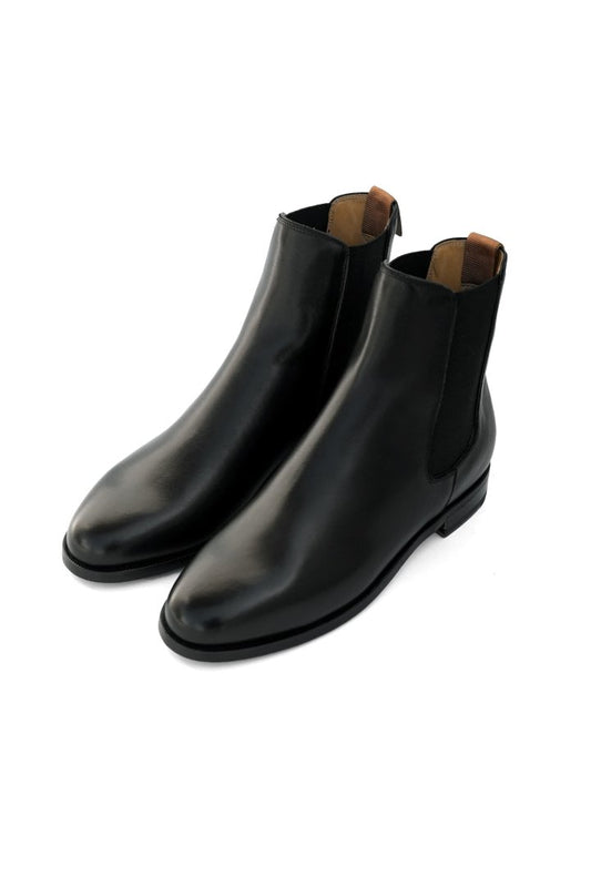 F.LLI Giacometti - FG375 - SIDE GORE BOOTS - CALF LEATHER - BLACK