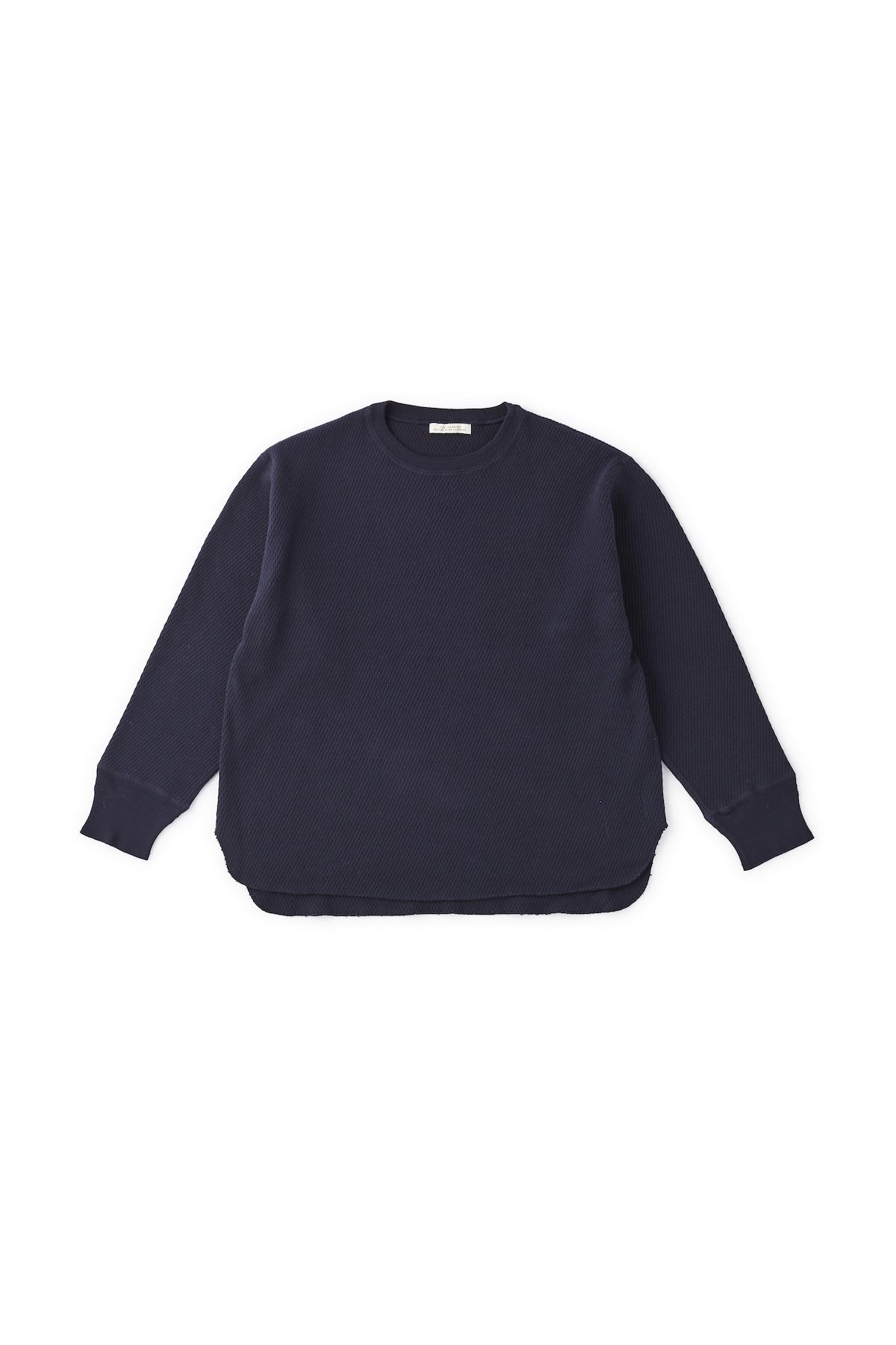 OLD JOE - HEAVY HONEYCOMB WUFFLE CREW-NECK - NOCTURNE