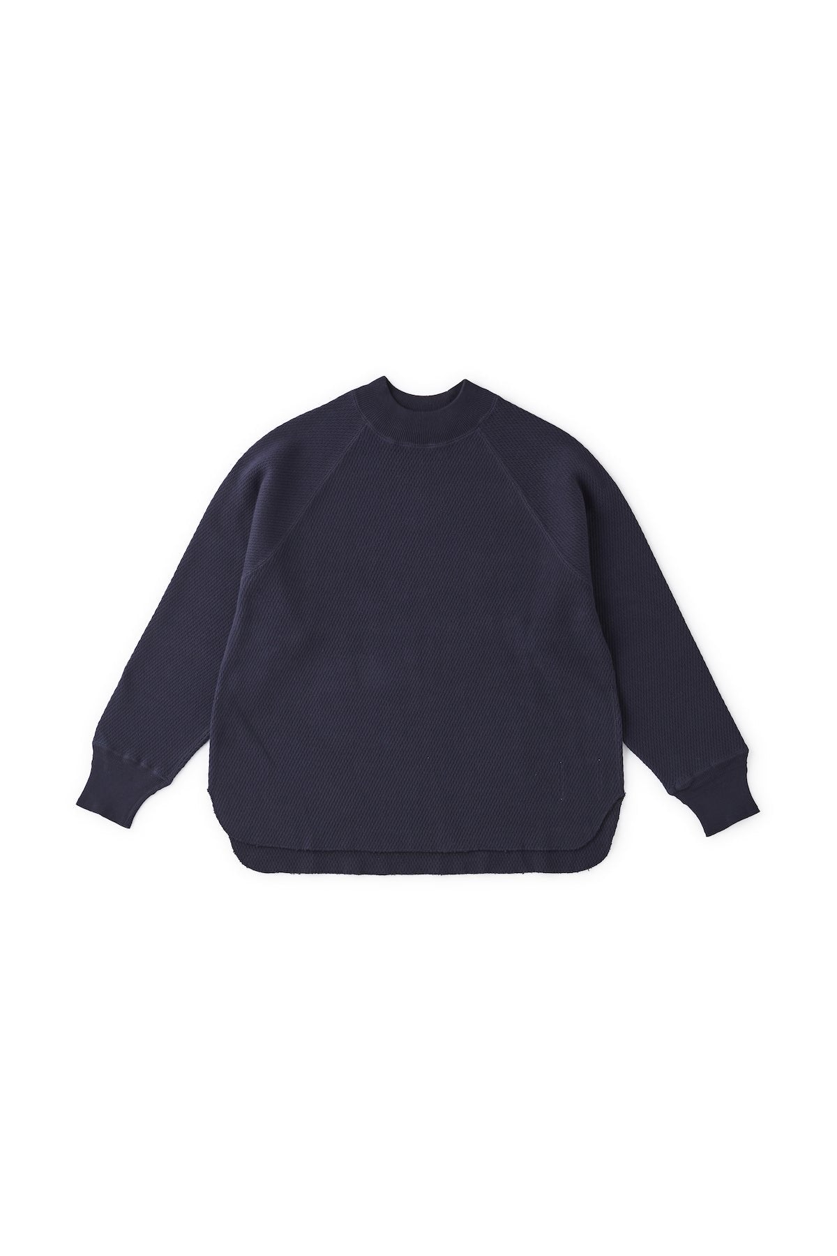 OLD JOE - HEAVY HONEYCOMB WUFFLE MOCK-NECK - NOCTURNE