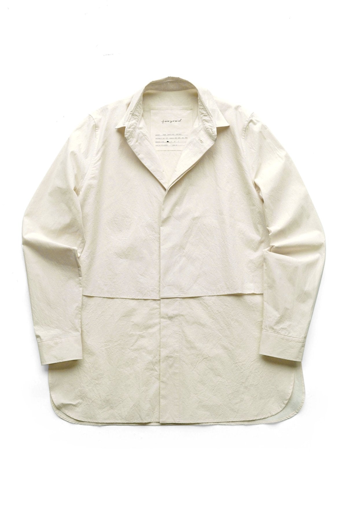 toogood - THE ANGLER SHIRT - LW TEXTURED COTTON - RAW