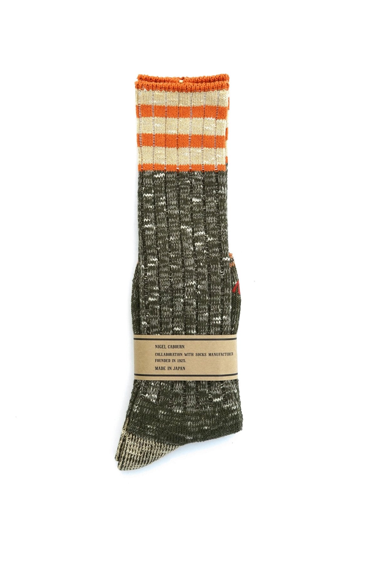 ◯ Nigel Cabourn - BOADER SOCKS - GREEN