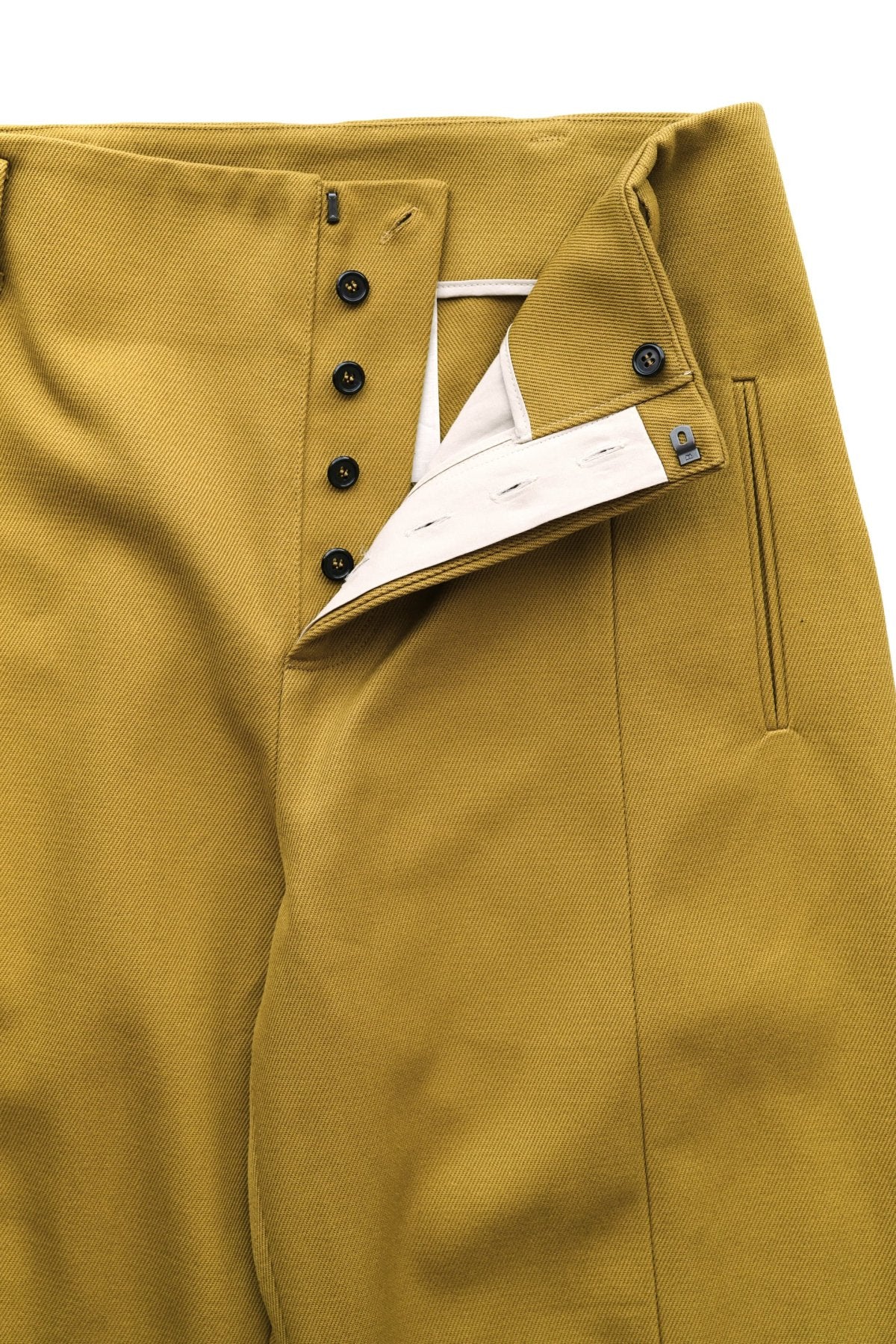 toogood - THE CLOCKMAKER TROUSER - MILITARY TWILL - CHARTREUSE