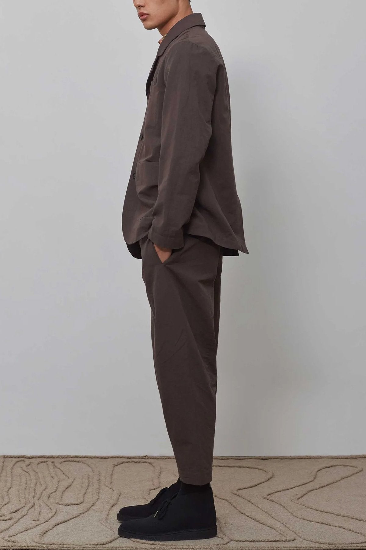 toogood - THE CLOCKMAKER TROUSER - CRISP COTTON LINEN - TOBACCO